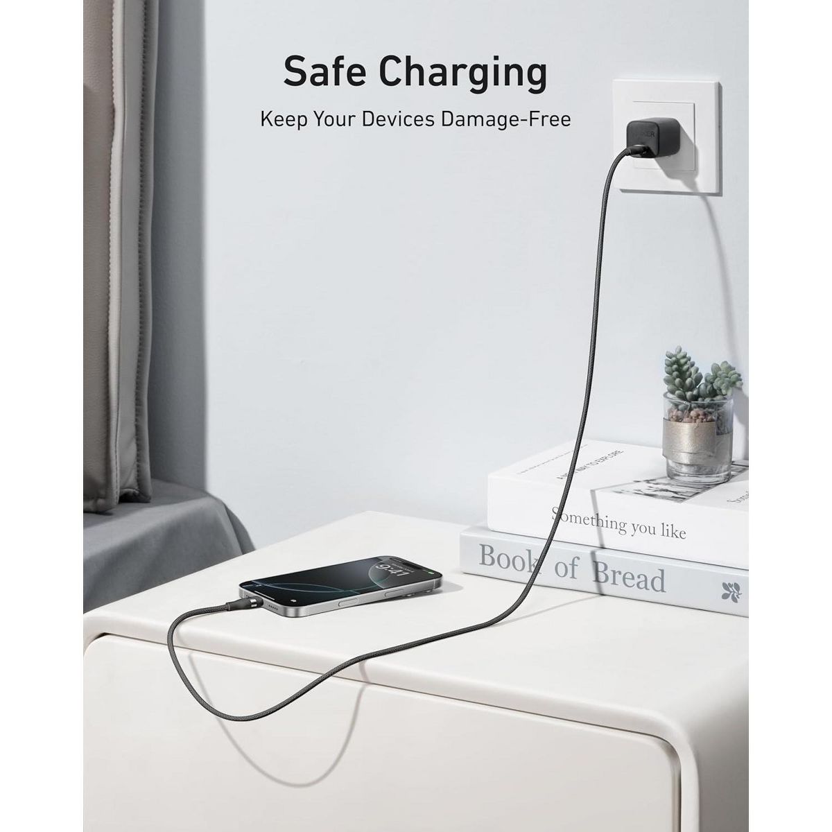 Anker Nano USB C Cable, 240W Flexible Multi-Color Braided Cord, Fast Charging Type C Charger for iPhone 17 Series, MacBook Pro and More - thumbnail 6