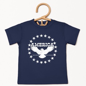 The Juniper Shop America Circle Stars Toddler Short Sleeve Tee - 1 of 4