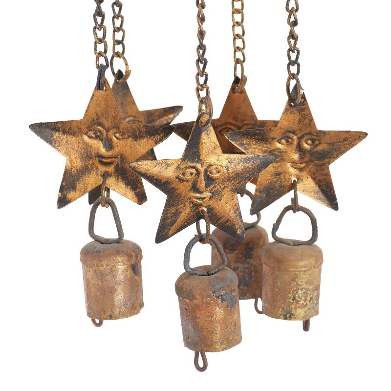 Eclectic Sun and Stars Windchime Brass - Olivia &#38; May, 3 of 7