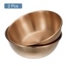 Unique Bargains Thick Stainless Steel Condiment Dishes for Kitchen Restaurant 3.2" Dia - 3 of 4