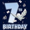 Boy's Harry Potter Hedwig 7th Birthday T-Shirt - image 2 of 4