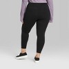 Women's High-Waisted Classic Leggings - Wild Fable™ Black - 3 of 3