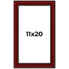 PosterPalooza | Weathered Red Picture Frame - UV Acrylic, Foam Board Backing, Hanging Hardware - 2 of 4