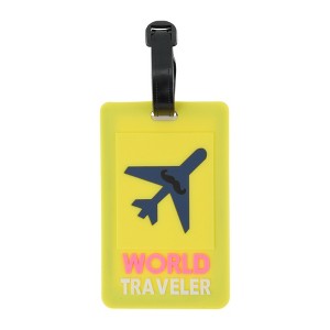 Unique Bargains Plane Pattern Luggage Tag 1 Pc - 1 of 4
