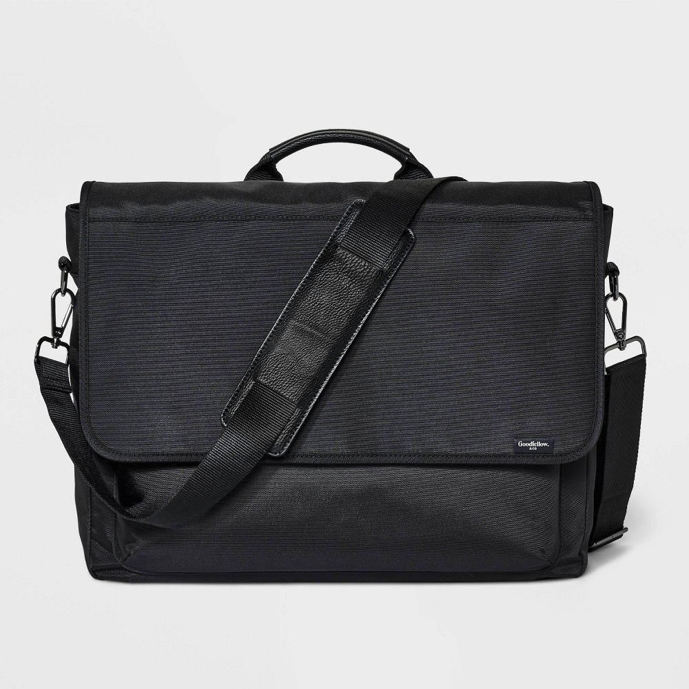 Men's Messenger Bag - Goodfellow & Co Black