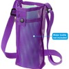 BABYYER Water Bottle Bag Mesh Portable Bottle Holder Carrier Adjustable Shoulder Strap for Sports Hiking Camping - 4 of 4