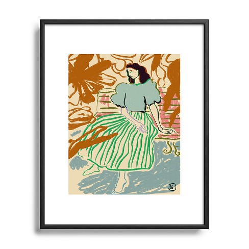 sandrapoliakov FIRST WARM DAY AFTER WINTER Metal Framed Art Print - Deny Desings - image 1 of 3