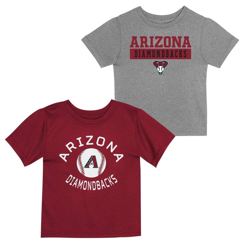 MLB Arizona Diamondbacks Toddler Boys&#39; 2pk T-Shirt, 1 of 4