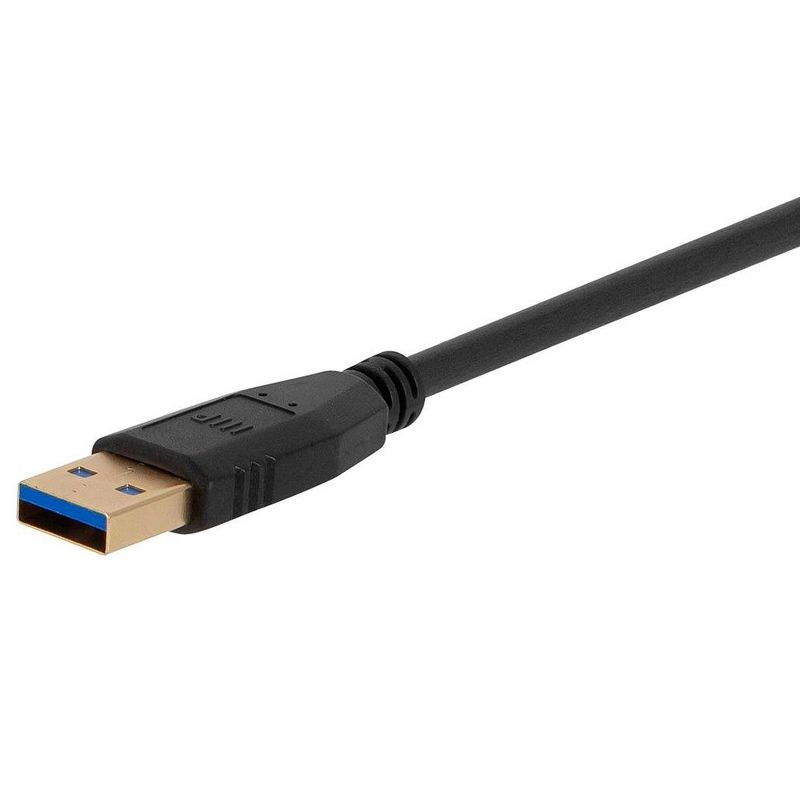 Monoprice USB 3.0 Type-A to Type-A Cable - 3 Feet - Black | For Data Transfer, Modems, Printers, Hard Drive Enclosures - Select Series, 3 of 5