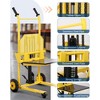 440lb Hydraulic Material Lift Cart - Heavy Duty Pallet Truck Dolly with 36" Max Lift, Steel Platform & Winch Stacker for Warehouse/Workshops - 3 of 4