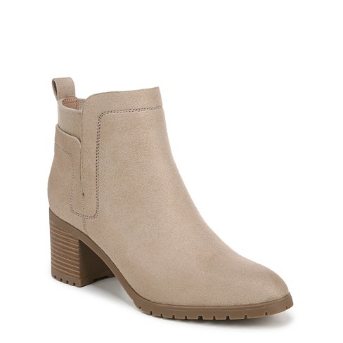Lifestride Womens Maggie Block Heel Ankle Boots Dover Tan 11 W Target