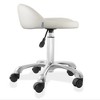 Saloniture Rolling Hydraulic Salon Stool with Low Backrest - Adjustable Swivel Chair for Spa or Medical Office - 2 of 4