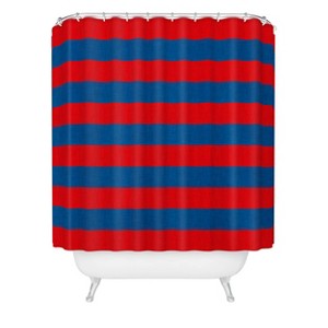 Deny Designs Holli Zollinger Rugby Striped Shower Curtain - 1 of 3