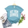 Simply Sage Market Hot Mom Summer Short Sleeve Tee - 2XL - Ocean - 3 of 4