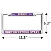 Northwestern State Alumni Logo Full Size Standard License Plate Metal Frame - 4 of 4