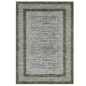 Modern Geometric Washable Rug – Non-Slip Low Pile  Carpet for Living Room, Bedroom & More - 1 of 4