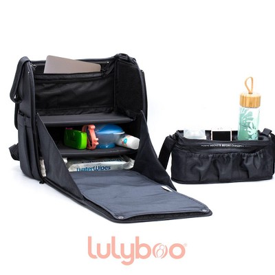 $145 NEW Lulyboo Diaper Bag/Changing Station Stroller Cady  + paci sterilizer Lulyboo Diaper Bag/Changing Station with Removable Stroller  main image 4