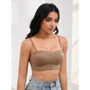 INSPIRE CHIC 2 Pcs Women's Push Up U Back Adjustable Straps Full Cup Wirefree Tube Convertible Bras - 4 of 4