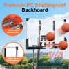 SKONYON 44"/48"/54" Portable Basketball Hoop 7.5ft - 10ft Height Adjustable Basketball Goal System for Indoor & Outdoor Play - 3 of 4
