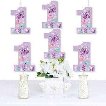 Big Dot of Happiness Pink Daisy Flowers - Petite Floral Party Paper Table  Runner - 12 x 60 inches