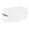 REGALWOVEN Fabric Foldable Storage Organizer Storage Bin with Handle 2 Pcs - 4 of 4