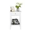 Karl Home 18.11in. W Modern Simplicity Nightstand with Drawer - 2 of 4