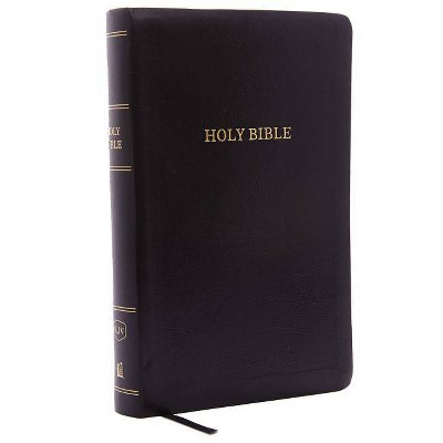 KJV, Reference Bible, Personal Size Giant Print, Leather-Look, Black, Red Letter Edition - Large Print by  Thomas Nelson (Paperback)