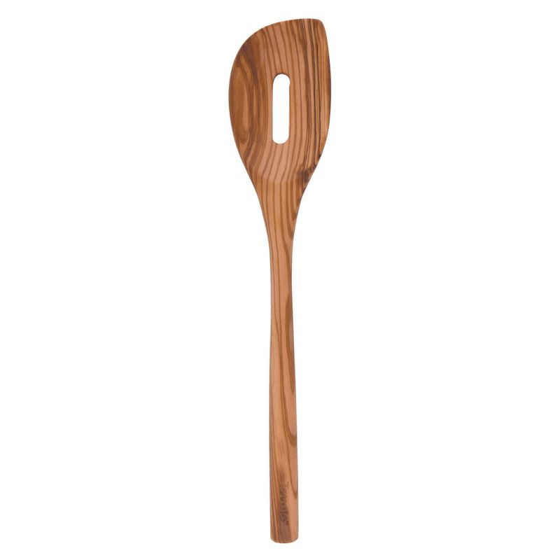 Tovolo Slotted Spoon Olive Wood, 1 of 2