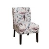 CENGHU Contemporary Accent Chair, English Letter Print Fabric Living Room Chair, Armless Chair for Living Space, Living room, Bedroom - 4 of 4