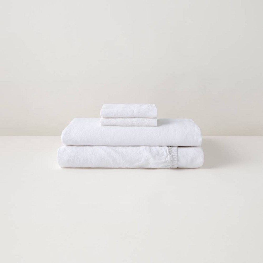 Photos - Bed Linen Tuft & Needle Full Linen Sheet Set Coud