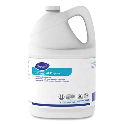 Diversey Soft Care All Purpose Liquid, Gentle Floral, 1 gal Bottle, 4/Carton