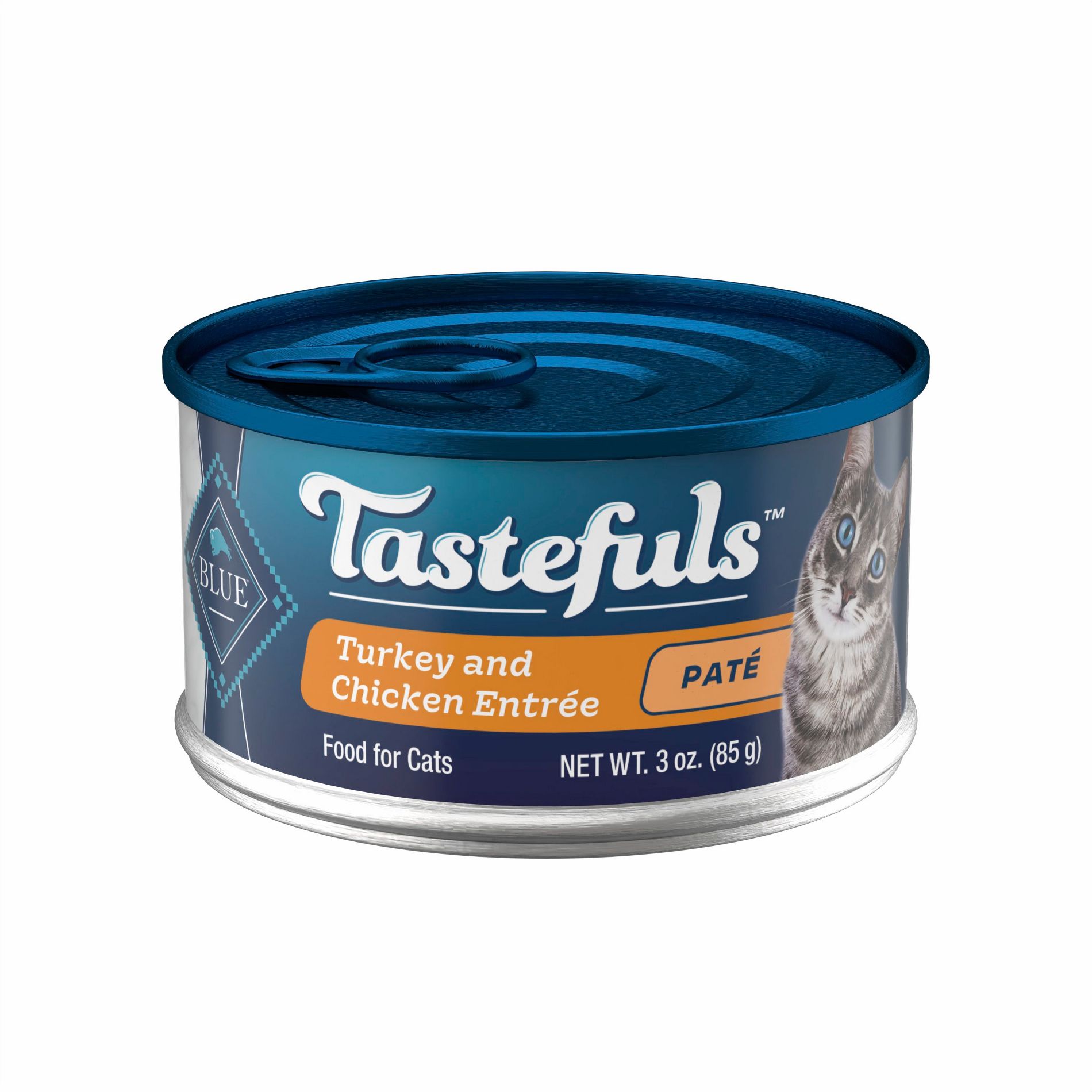 Blue Buffalo Tastefuls Adult Cat Turkey and Chicken Entree Pate Wet Cat Food - 3oz