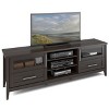 Jackson Extra Wide TV Stand for TVs up to 80" Espresso - CorLiving - 2 of 4