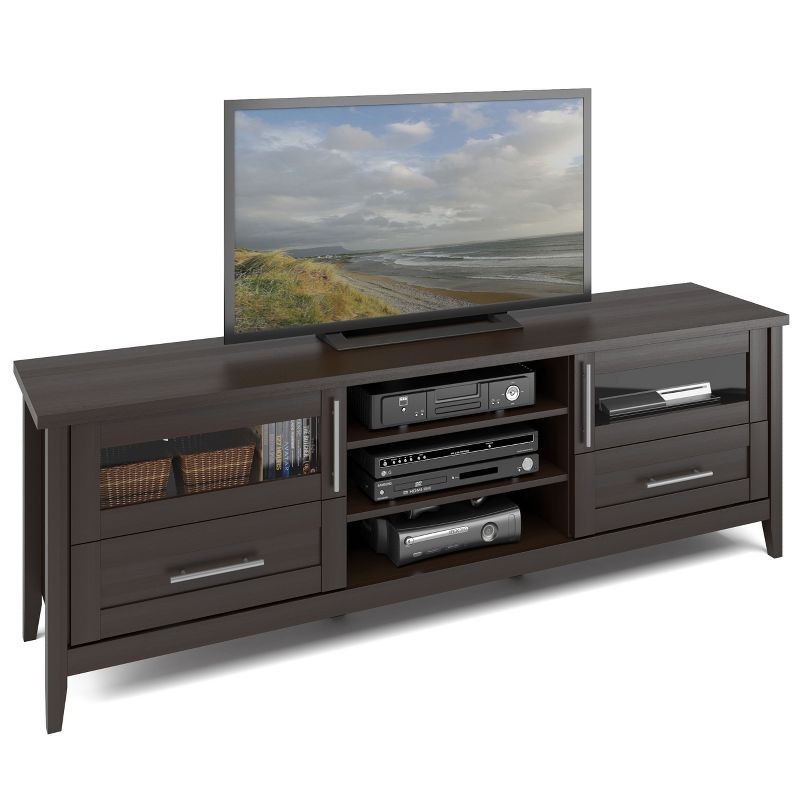 Jackson Extra Wide TV Stand for TVs up to 80&#34; Espresso - CorLiving, 2 of 5