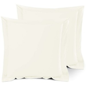 Nestl Soft Pillow Shams Set of 2, Double Brushed Microfiber Pillow Covers, Premium Pillow Shams With 1.5” Flange - 1 of 4
