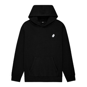 Dalix Ghost Embroidery Relaxed Hoodie Soft Fleece Sweatshirt Fit Lounge Mens - 1 of 4
