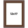 PosterPalooza | Traditional Brown Picture Frame - UV Acrylic, Foam Board Backing, Hanging Hardware - 2 of 4