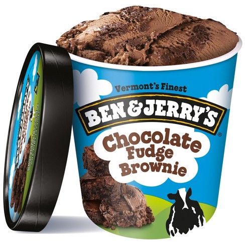 Ben & Jerry's Ice Cream Chocolate Fudge Brownie - 16oz : Target