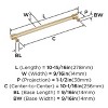Amerock Faircrest Pull for Cabinets, Drawers, and Furniture - 4 of 4