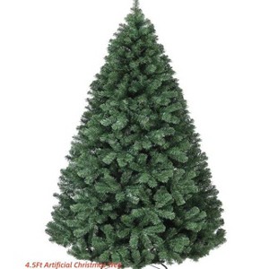 4.5Ft/6ft /7.5Ft/9 ft Artificial Christmas Tree, Realistic Premium Spruce Hinged Christmas Tree, Holiday Christmas Tree w/Metal Hinges - 1 of 4