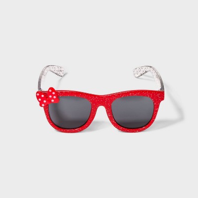 Girls&#39; Minnie Mouse Round Sunglasses - Red