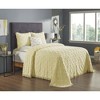 Charleston 100% Cotton Soft & Plush Chenille Tufted Diamond Pattern Unique Luxurious Bedspread & Sham Set, All-Season, Machine Washable Coverlet Set - 4 of 4