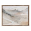 Kate & Laurel All Things Decor 18"x24" Sylvie Beaded Abstract Mystic Mountain Landscape Framed Canvas by The Creative Bunch Studio Gold - image 2 of 4