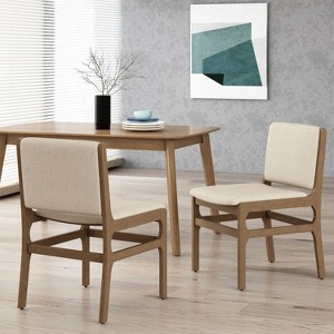 Christopher Knight Home Set of 2 Coston Upholstered Dining Chairs - 1 of 4