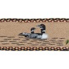 Earth Rugs Farmhouse Oval Stair Tread – Loon Woodland Design 27"x8.25" - 2 of 2
