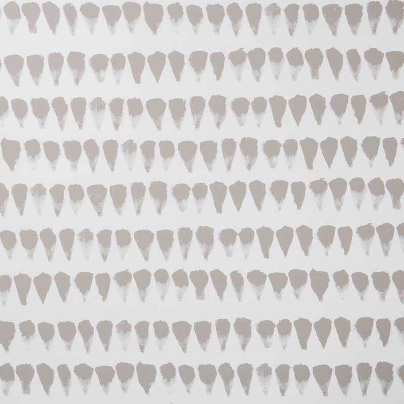 Abstract Striped Peel &#38; Stick Wallpaper Gray/White - Opalhouse&#8482;, 4 of 6
