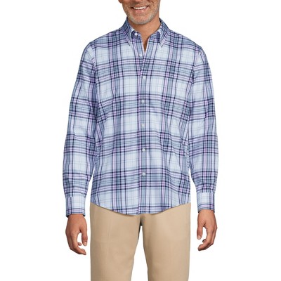 Lands' End Men's Traditional Fit No Iron Twill Shirt