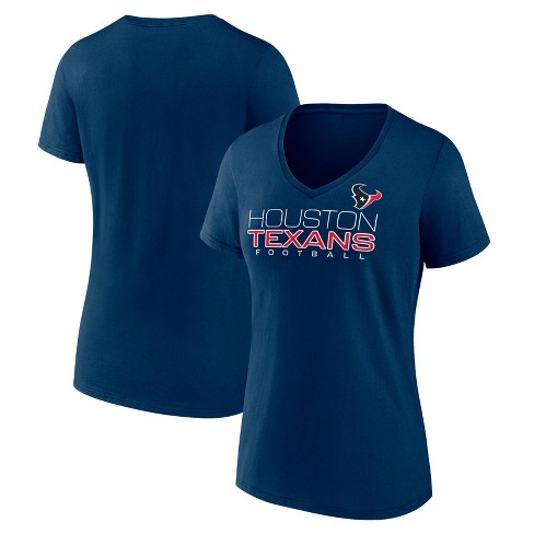 NFL Houston Texans Women s Short Sleeve Core V Neck T Shirt L