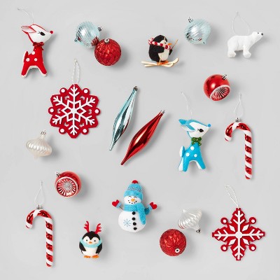 20pc Winter Whimsy Christmas Ornament Kit - Wondershop™