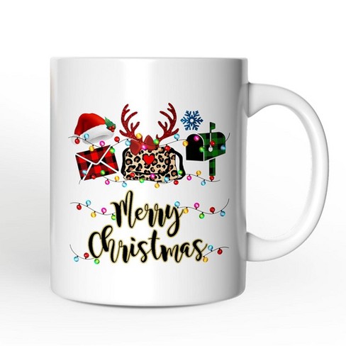 Postal Worker Buffalo Plaid Christmas Mug Gift (Non-Custom Only)| OrnamentallyYou - image 1 of 4